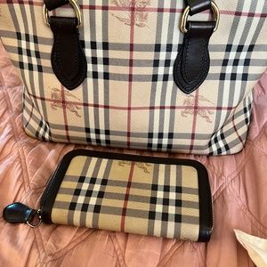 Burberry  purse and wallet